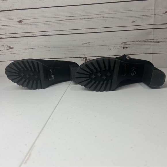 Ankle Boots Black suede Size 6 - Picture 8 of 8